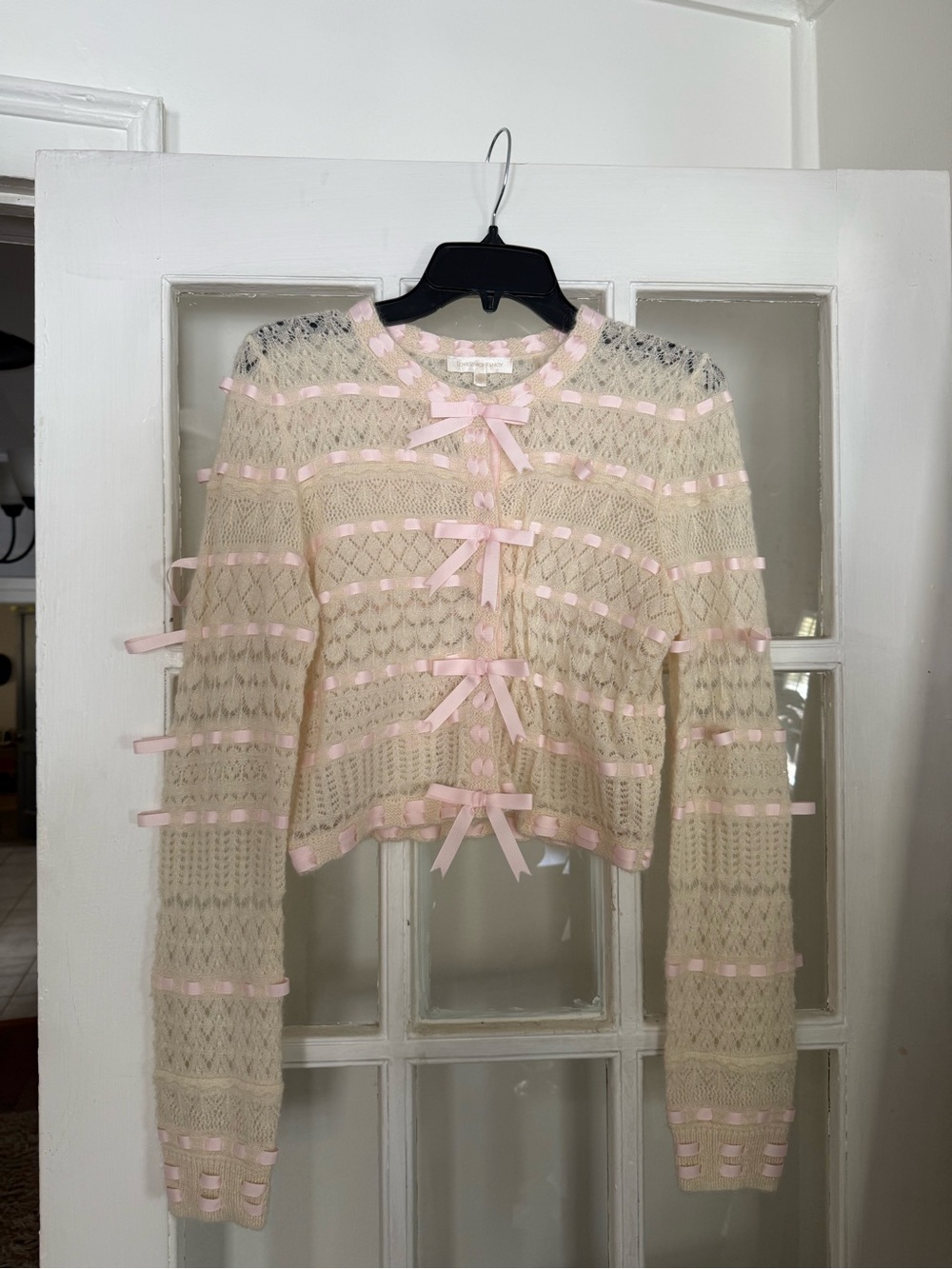 LoveShackFancy Rosalline Cardigan Sweater - Picture 4 of 4
